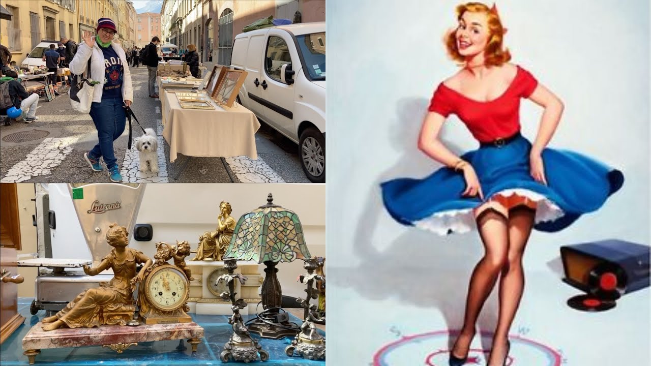 Brocante Part:1|Antique Market in France🇫🇷#Vintagemarket #Antiquemarket #Fleamarket #Brocante