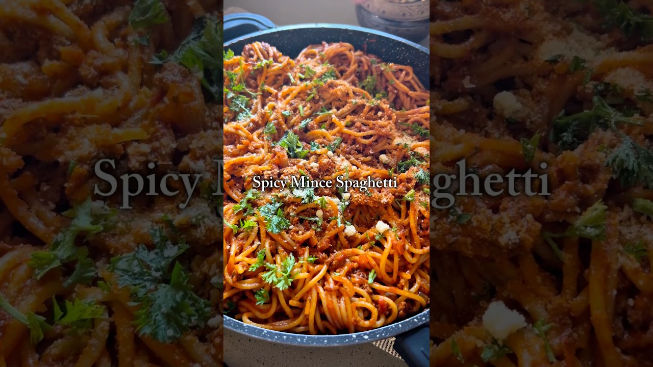 Spicy Mince Spaghetti | #food