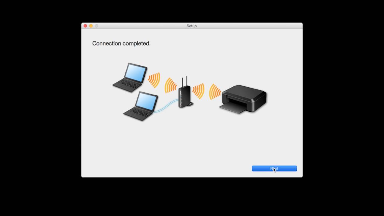 Canon PIXMA MX492 - Cableless Setup with a Mac