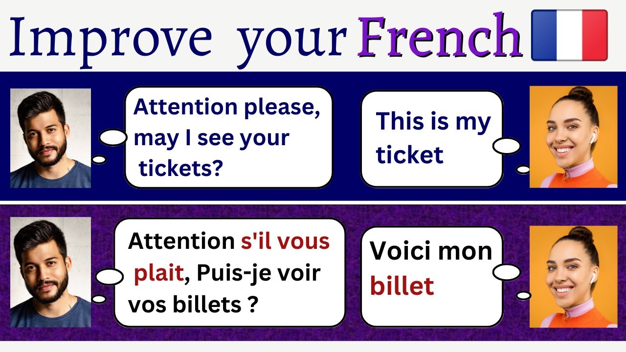 Daily French Conversation Practice | French Speaking  Practice | PART 1 | Learn French