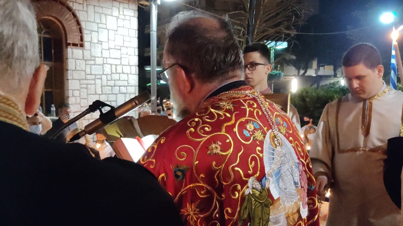 Βριλήσσια-Πάσχα 2021- Η Ανάσταση στην εκκλησία της Αναλήψεως.