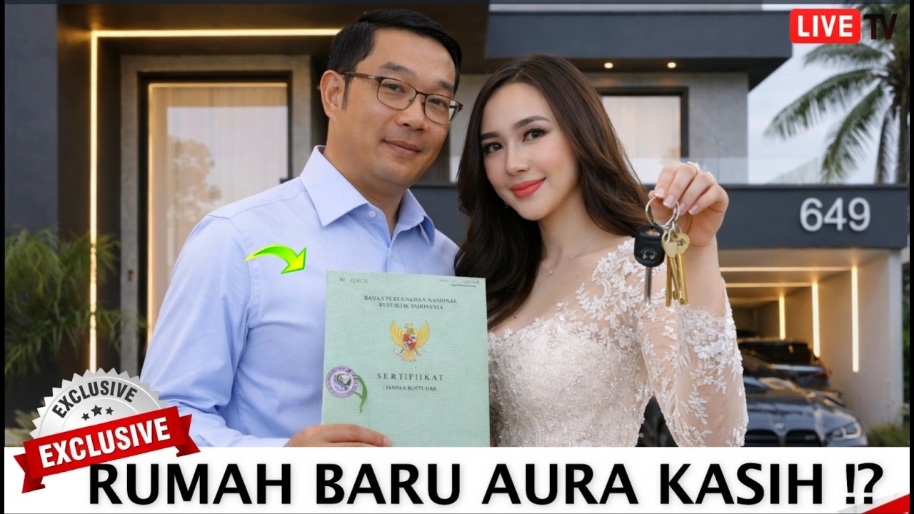Tangis Haru Pecah! Ridwan Kamil Belikan Aura Kasih Rumah Baru Setelah Tahu Aura Positif Hamil