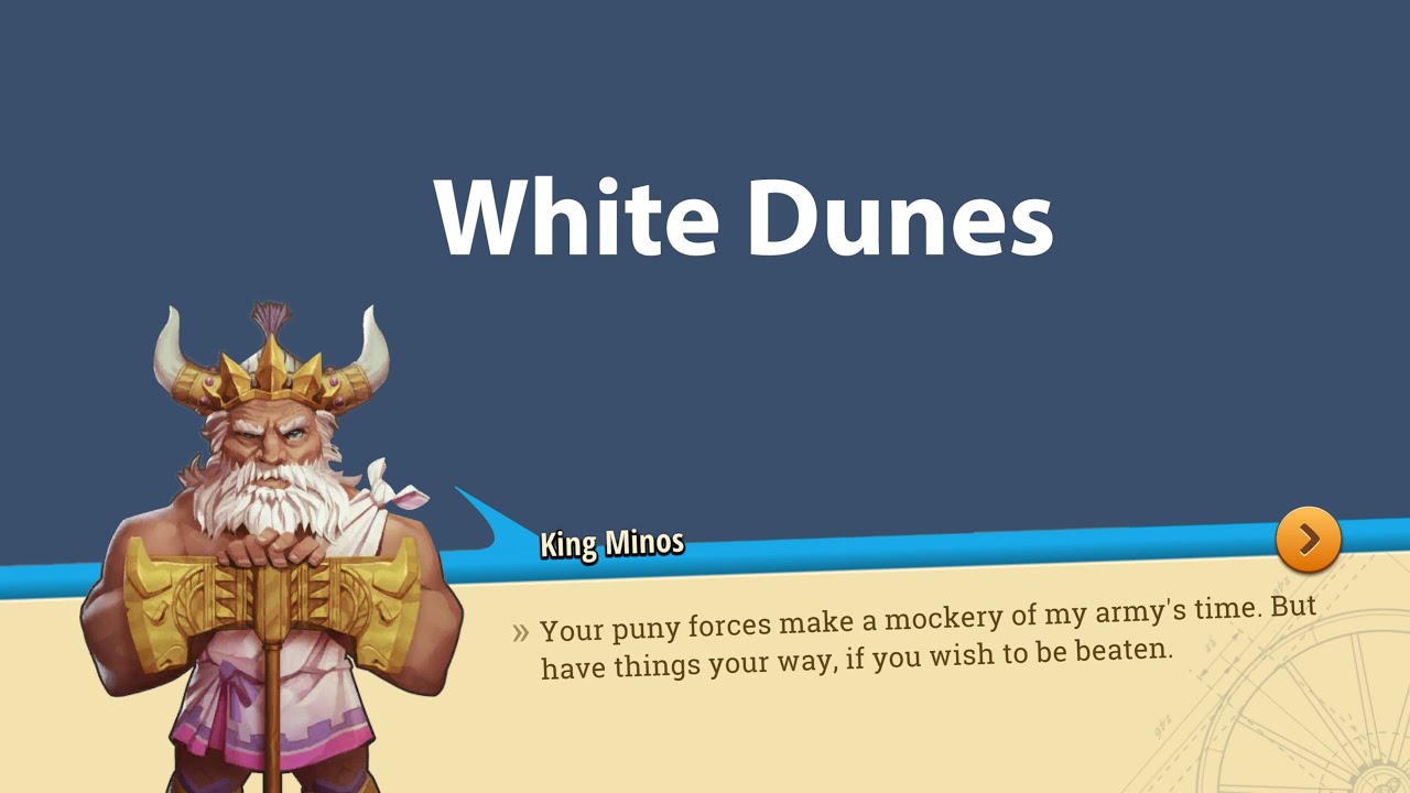 Rise of Cultures RoC White Dunes Fights in Minoan Era