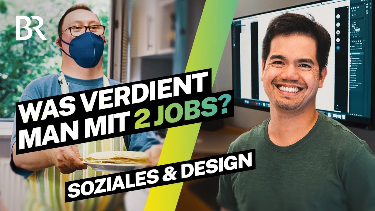 Zwei Jobs: Angestellter Heilerziehungspflegehelfer und selbstständiger Grafiker | Lohnt sich das?|BR