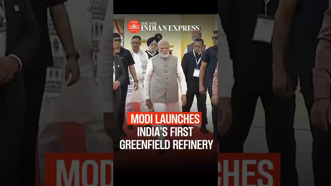 PM Modi inspects India's first greenfield refinery-petrochemical complex in Balotra