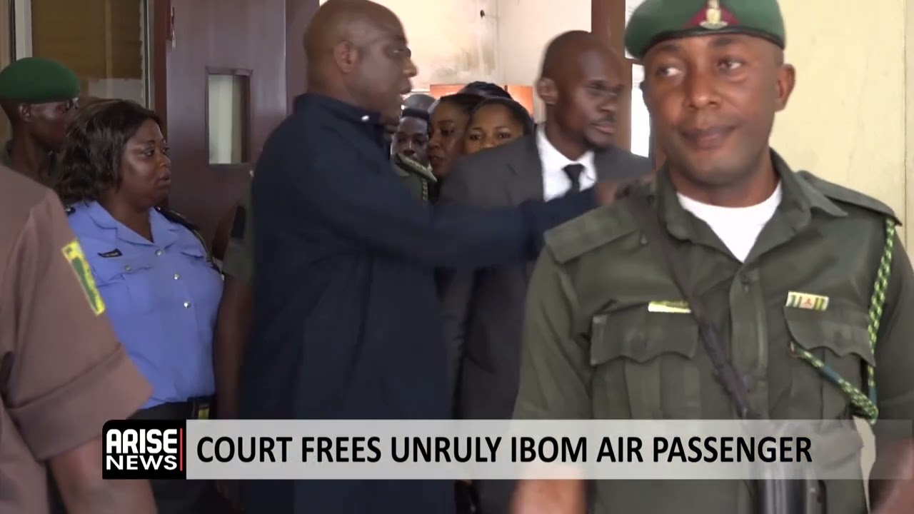 COURT FREES UNRULY IBOM AIR PASSANGER 
