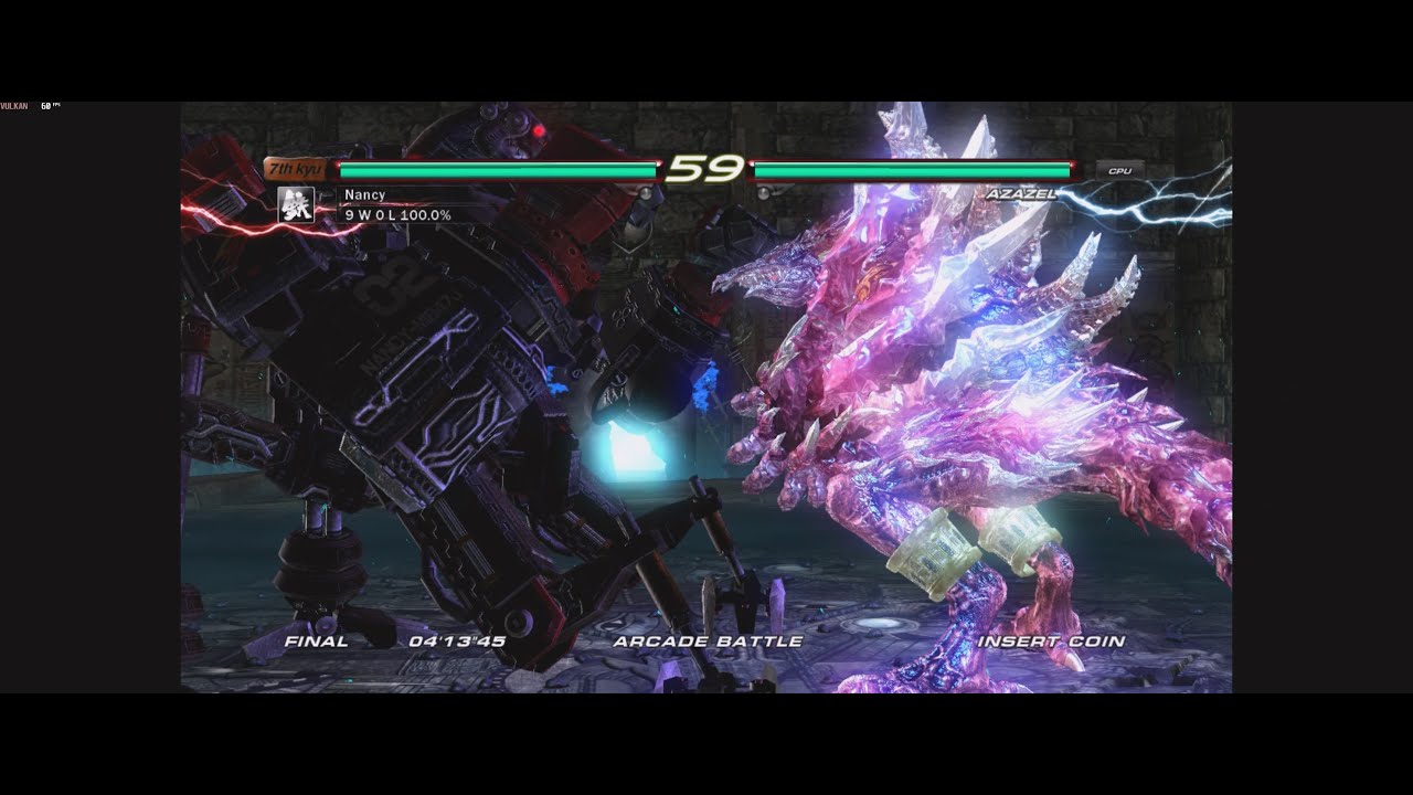 [ps3] Tekken 6 Extra Boss NANCY-MI847J all win playthrough (cpu level: ultra hard)