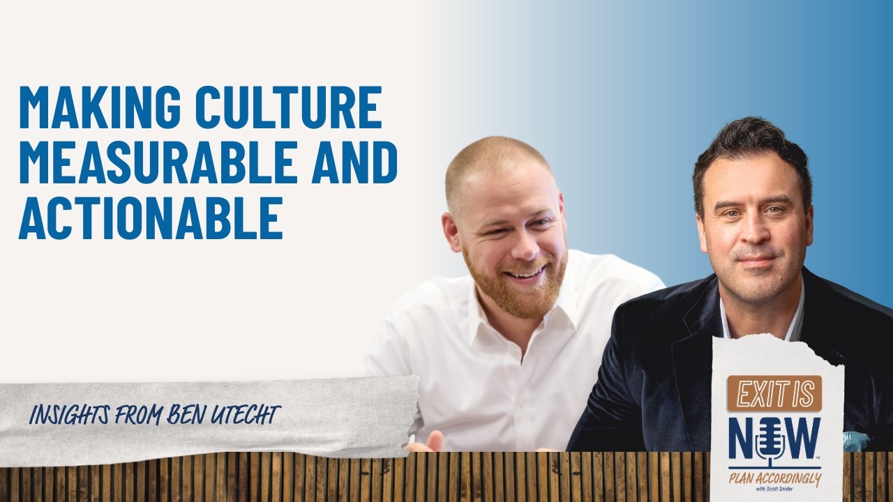 Making Culture Measurable and Actionable