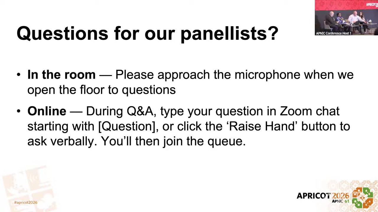 APNIC Panel Discussion