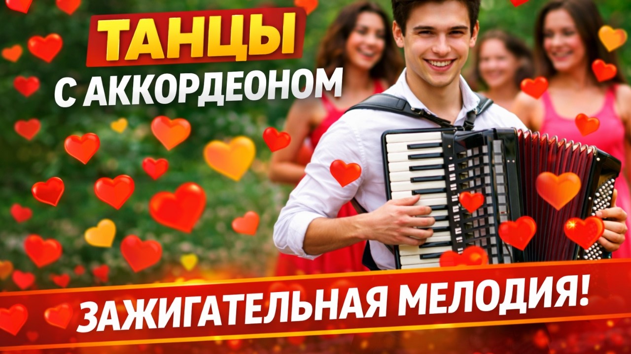 ТАНЦЫ С АККОРДЕОНОМ | Зажигательная аккордеонная мелодия для весёлого вечера и танцев