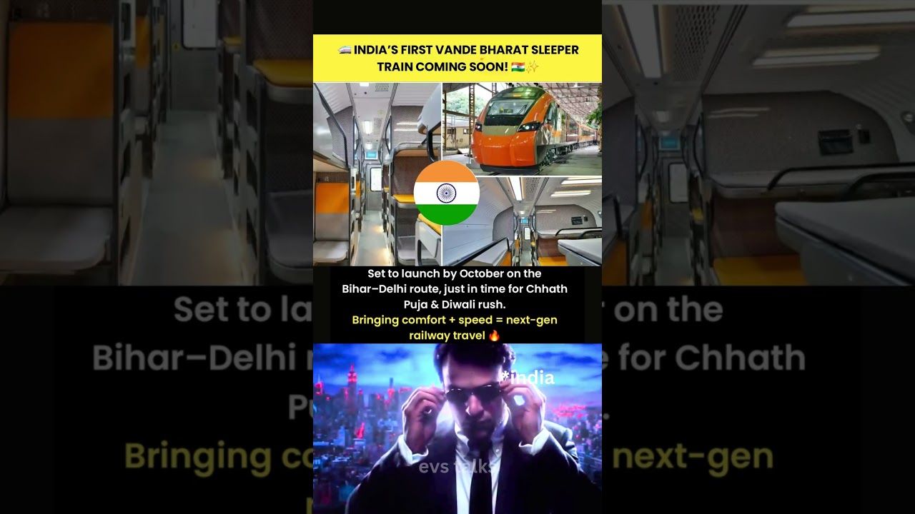 🔥India's First Vande Bharat Sleeper Train 🚄