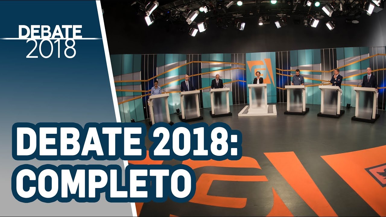 Debate 2018 | TV Gazeta - Presidência da República - 1º Turno (Completo)
