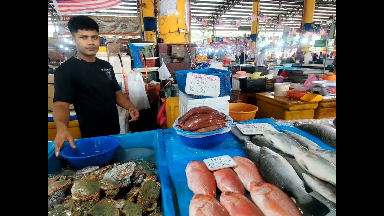 Berbelanja Di pasar borong Selangor.