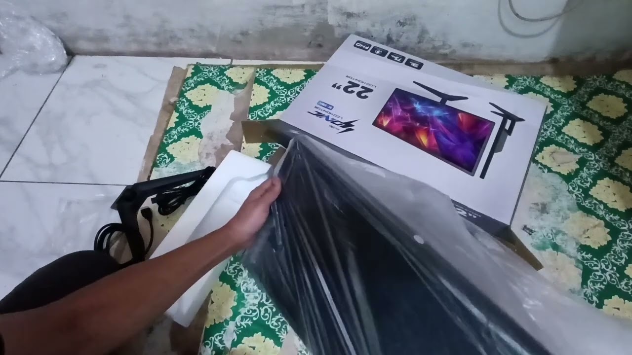 unboxing monitor pc sonic Buldozer 22 inc
