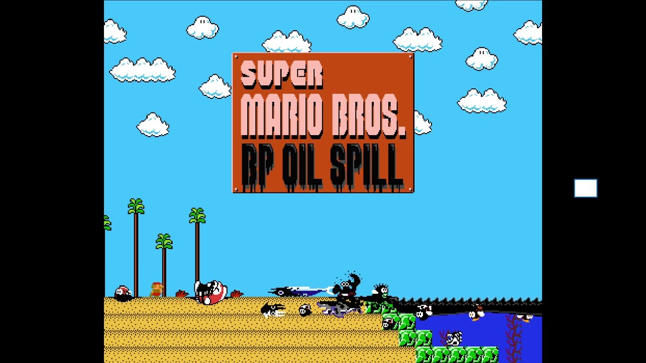 Super Mario BP Oil Spill (Flash game) Walkthrough