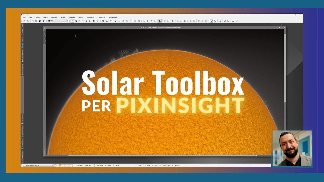 Astrofotografia Solare su PixInsight con Solar Toolbox: elaborazione fotografica del Sole