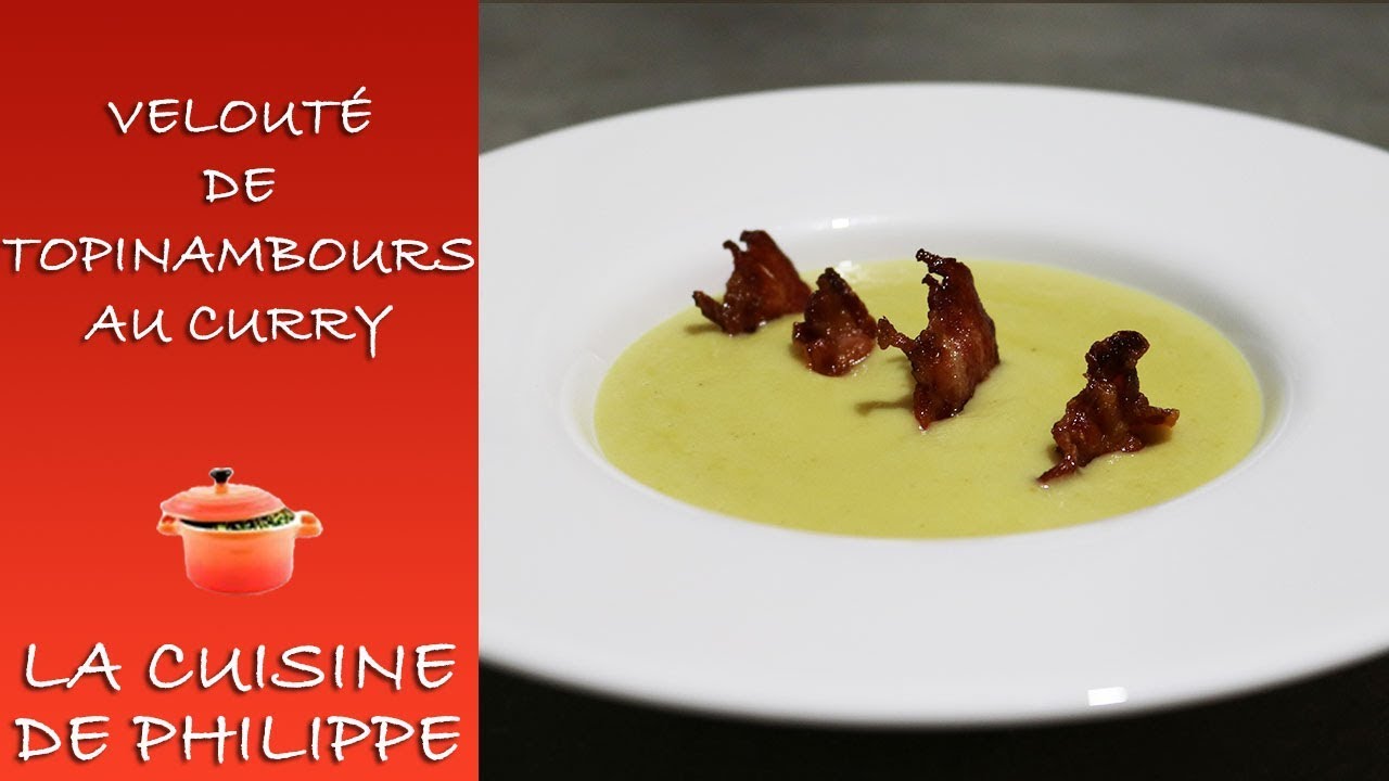 Velouté de topinambours au curry
