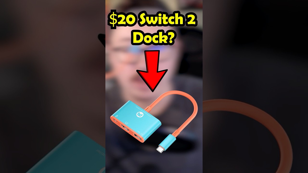 I TESTED a CHEAP #NintendoSwitch2 DOCK! | JSAUX Switch 2 Dock Adapter Review