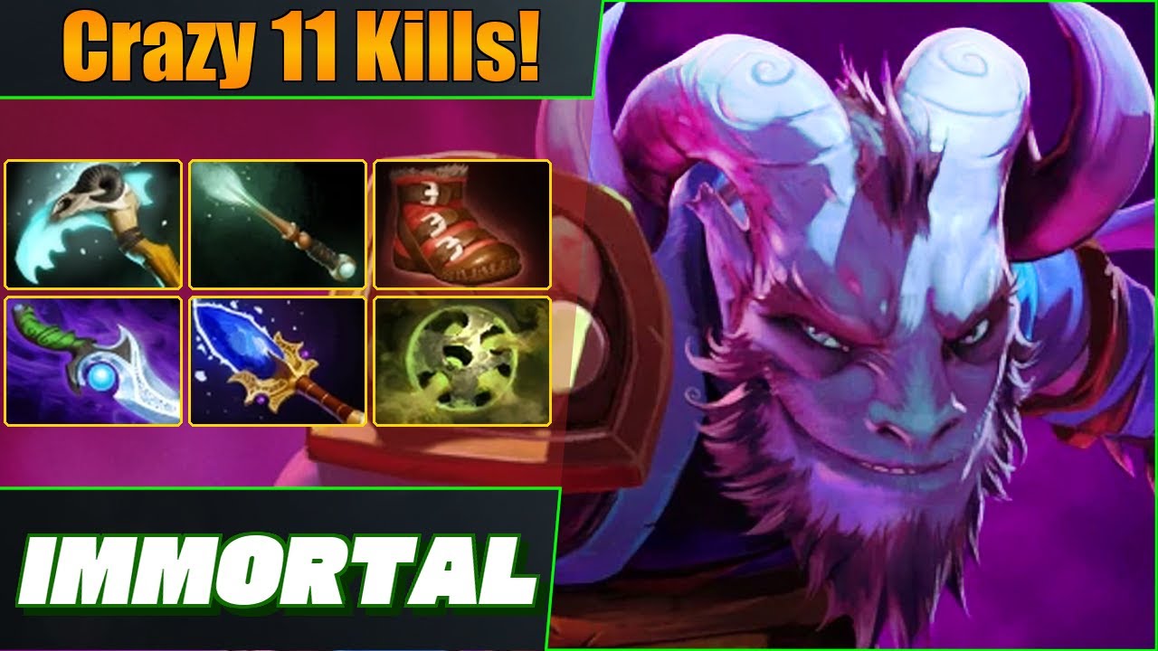 Immortal Riki Soft Support Legendary 11 Kills! Dota 2 DotaPulse Full Gameplay
