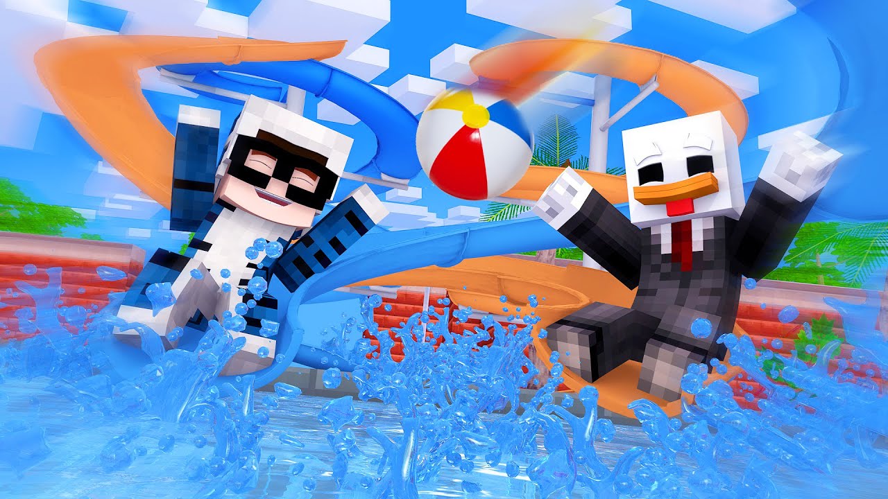 ANDIAMO ALL'ACQUAPARK PIÙ GRANDE DI MINECRAFT ITA