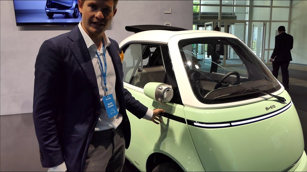 Microlino 2.0 Elektroauto in BMW Isetta-Look, IAA-Interview Merlin Ouboter, Micro Mobility Systems