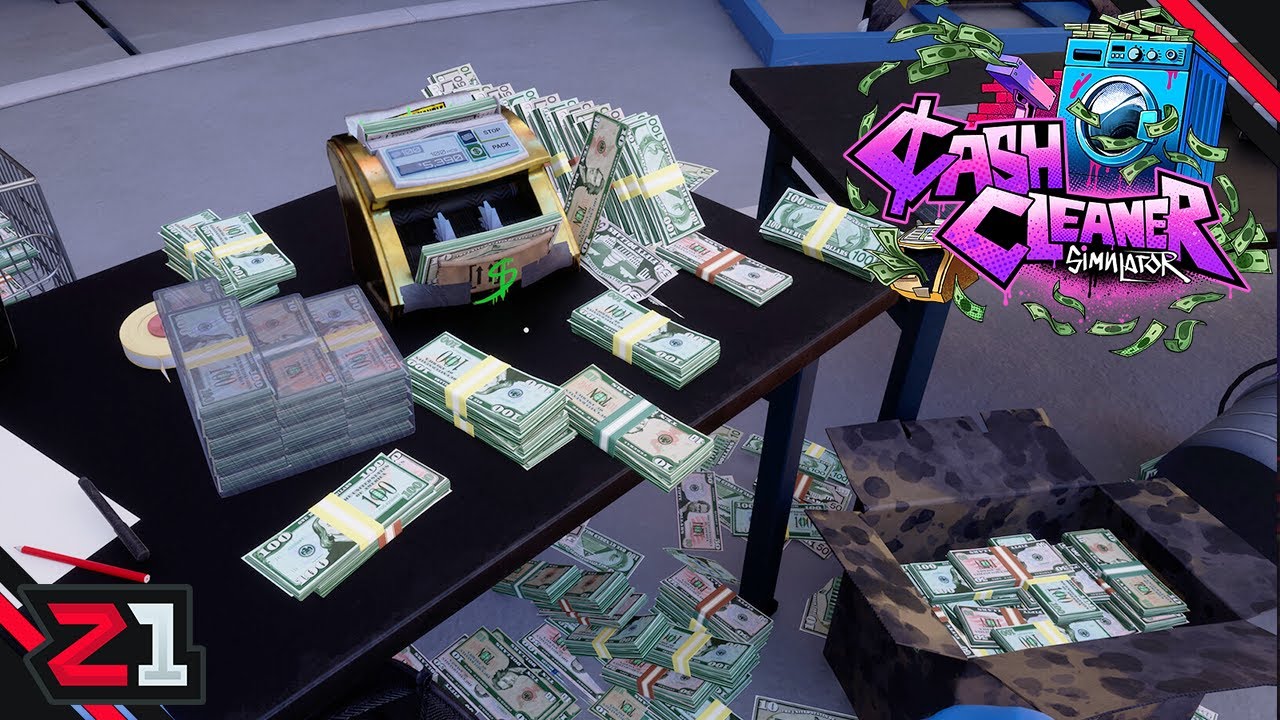 Wash It, Sort It, Stack It, Ship It ! Cleaning Dirty Cash For CRYPTO ?! Cash Cleaner Simulator