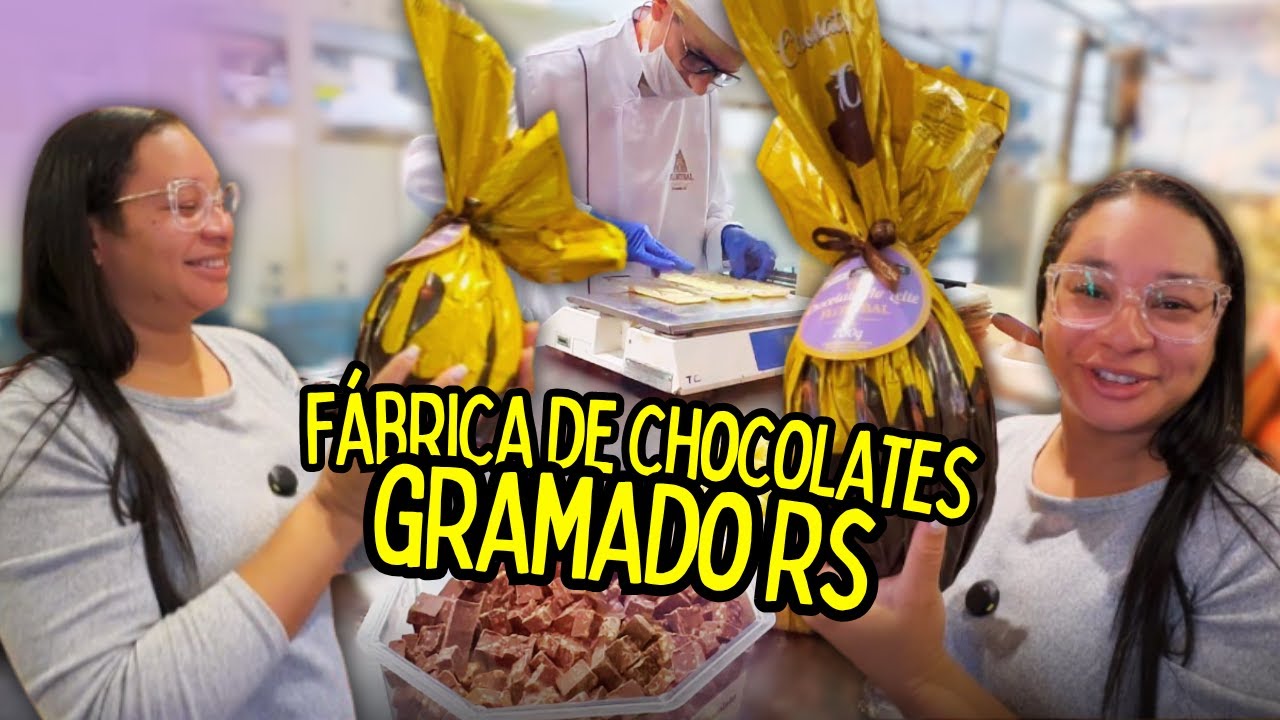 VISITAMOS A FÁBRICA DE CHOCOLATES FLORYBAL GRAMADO - RS #gramado #chocolate #pascoa #vidadenois2