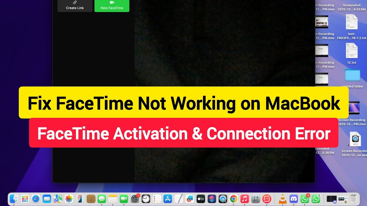 Как исправить неработающий FaceTime на MacBook | Решение проблемы с активацией и подключением Fac...