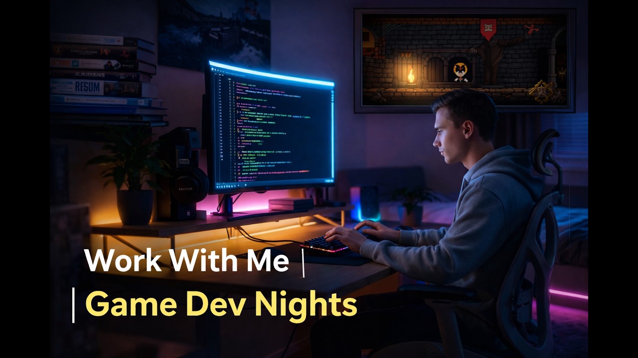 Work With Me – Late Night Game Dev Coding | lofi Music