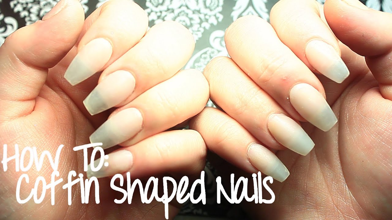 How To: Coffin Shaped Nails