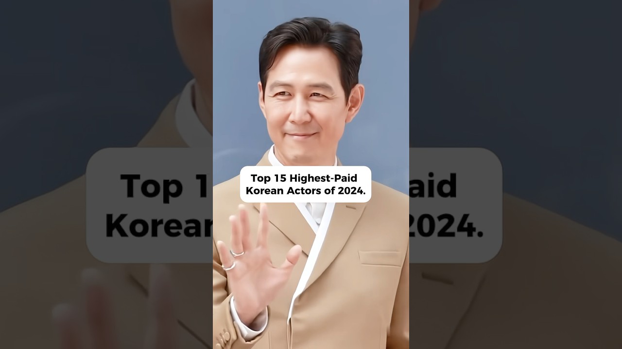 Top 15 Highest-Paid Korean Actors in 2024: Earnings & Rankings Revealed ✨🔥 #youtubeshorts