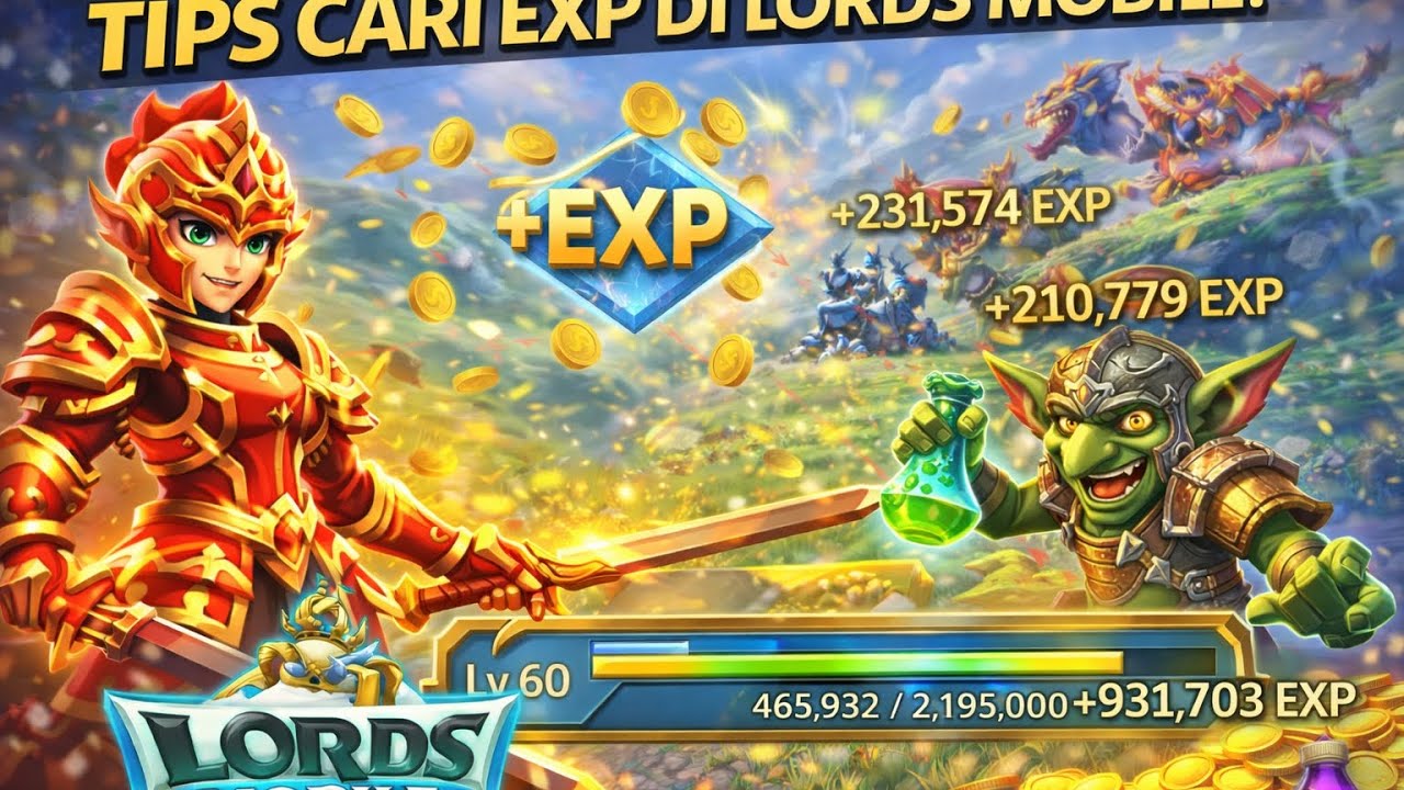 Cari exp lagi #lordsmobile 