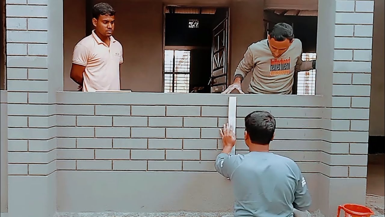ইট পয়েটিং কাঁটার সহজ নিয়ম।Simple rules of brick poiting fork.