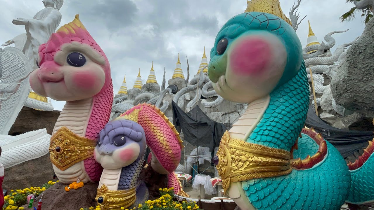 สุดน่ารัก “พญานาคน้อย” วัดดอนใหญ่ แลนด์มาร์คใหม่ของ จ.ปทุมธานี
