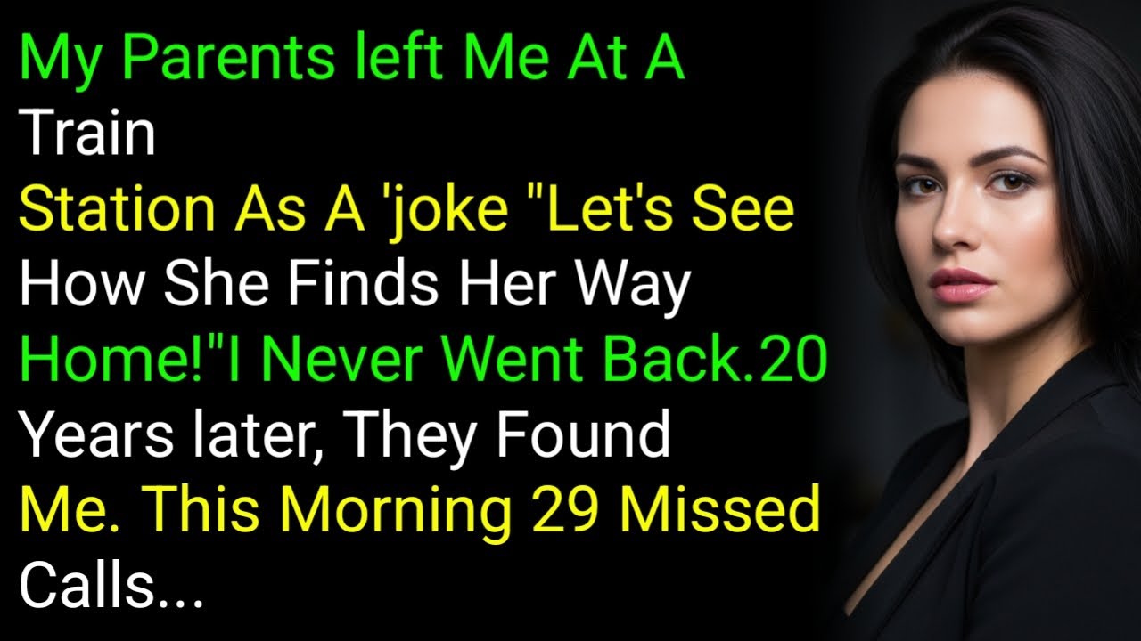 My Parents left Me At A TrainStation As A 'joke 