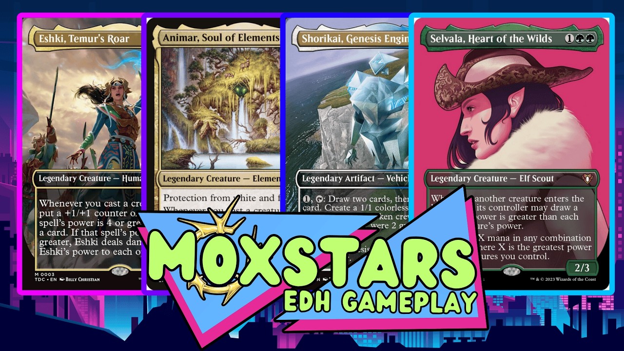Bracket 3 Mayhem! Animar vs Shorikai vs Selvala vs Eshki | EDH Gameplay | MIRRORFORM MADNESS!