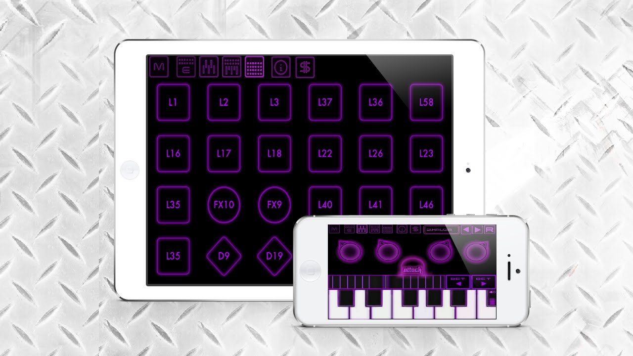 Bass Drop Deep House Sampler and Keyboard App
