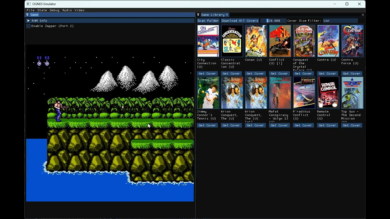 OGNES - Nintendo Entertainment System emulator - v0.0.1 Release
