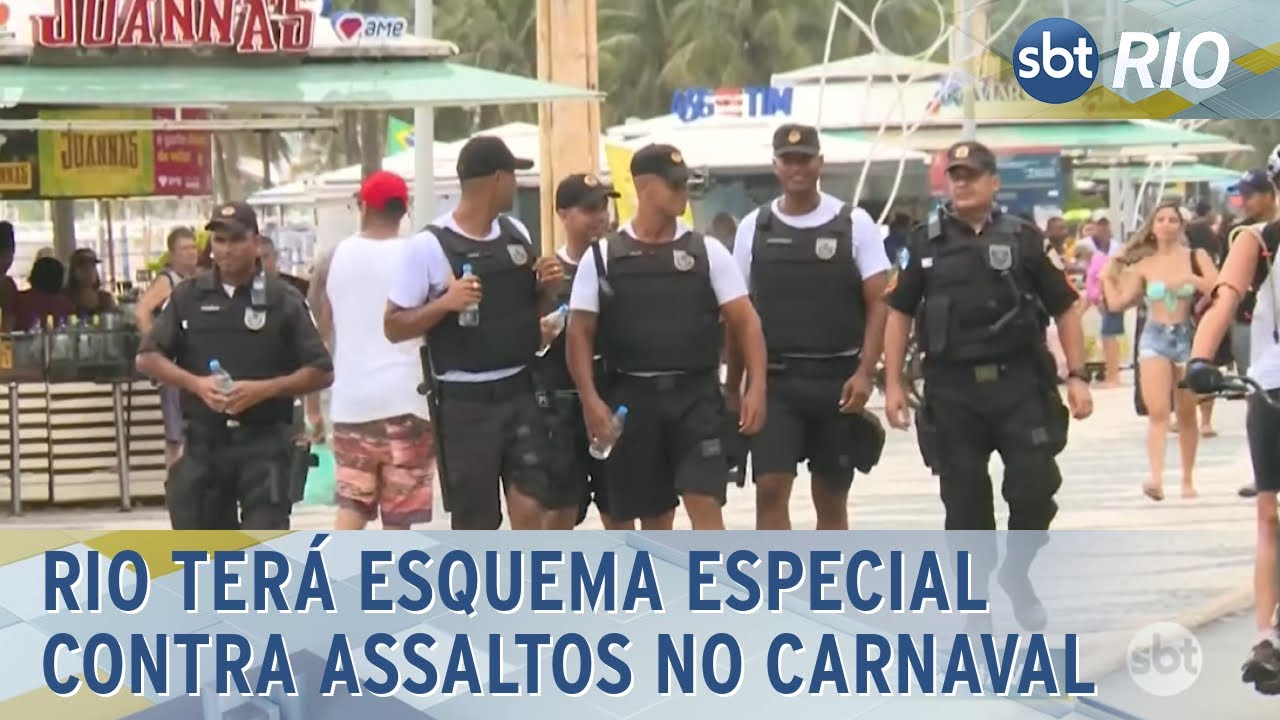 Rio terá esquema especial contra assaltos no carnaval