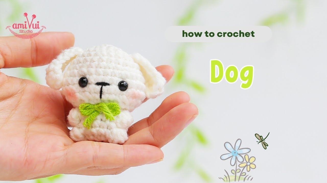 #080 | Dog Amigurumi | How To Crochet Animals Amigurumi | @1-minami