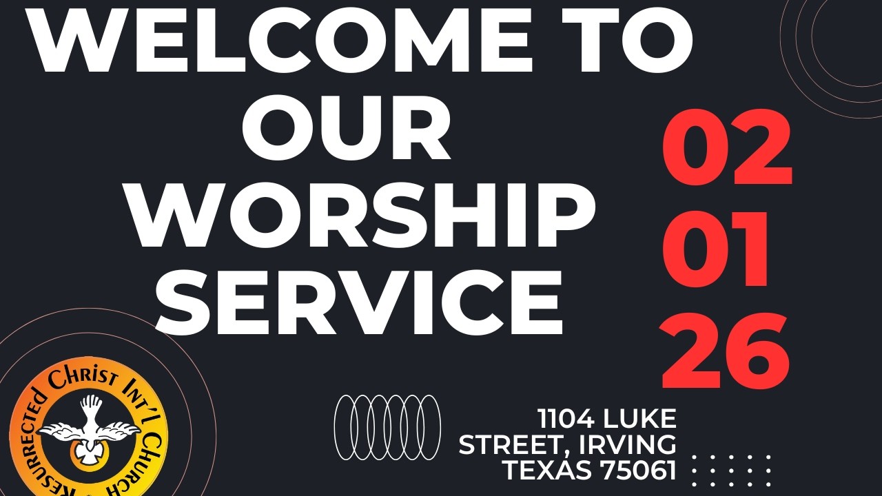 RCIC Sunday Service  02/01/26