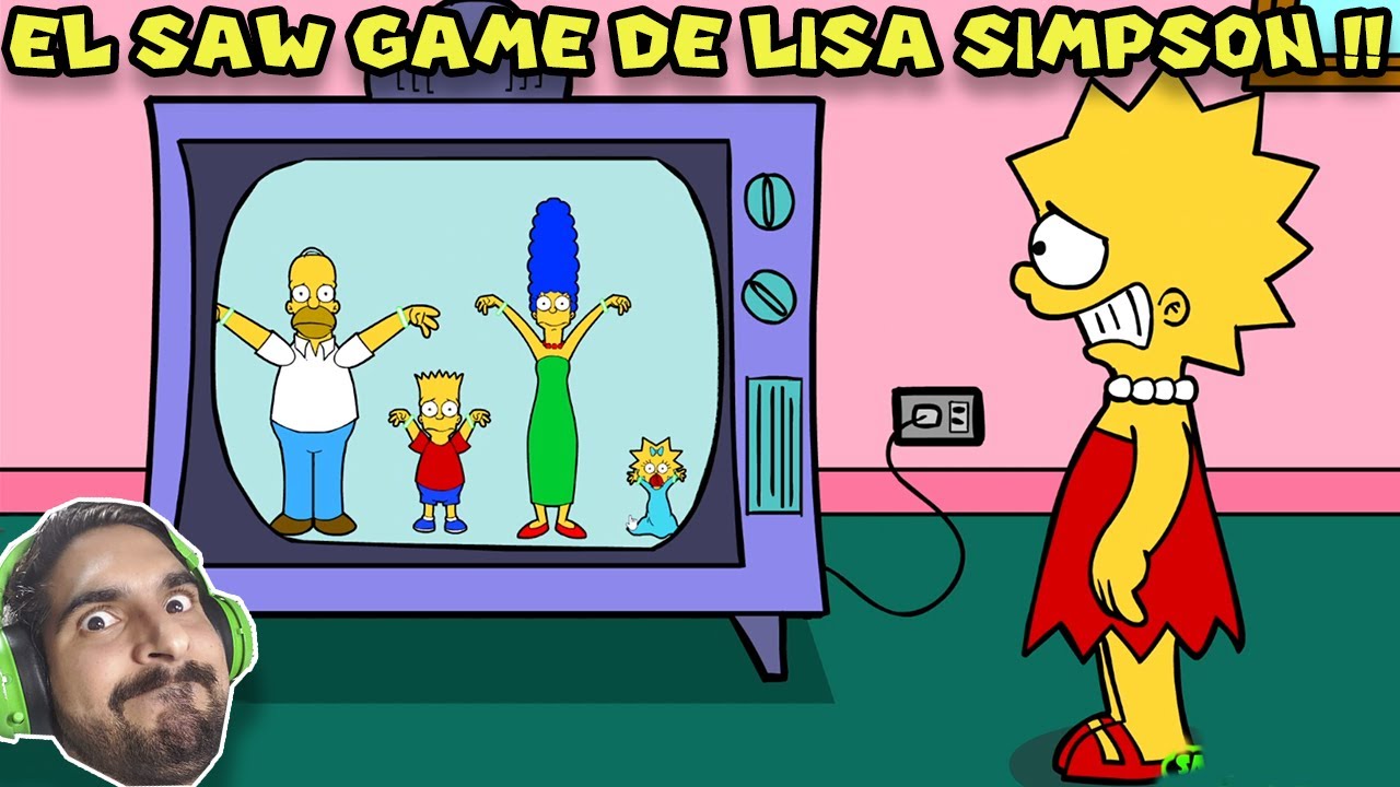 EL SAW GAME DE LISA SIMPSON !! - Lisa Simpson Saw Game con Pepe el Mago (#1)