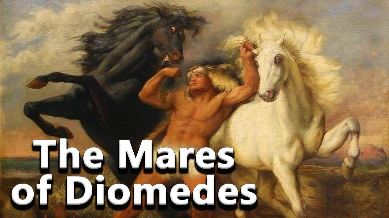 The Mares of Diomedes (The Man-Eating Horses) The Labours of Hercules - See U in History