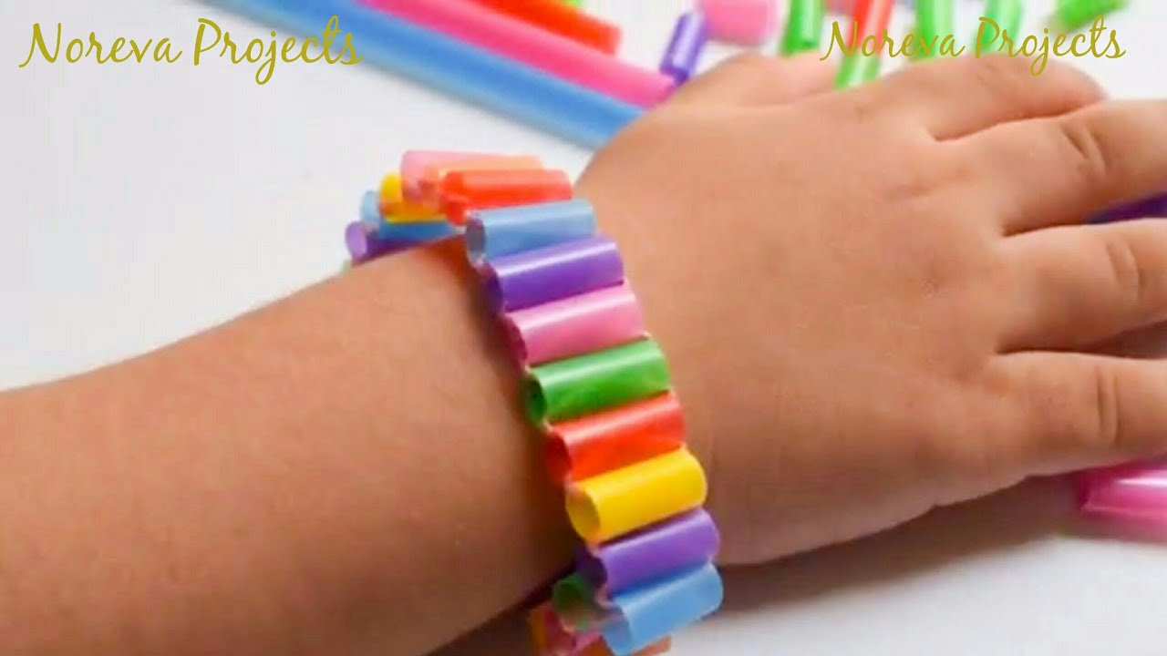 DIY Straw Bracelet for Friendship Day | Amazing Straw Crafts and Life Hacks  #friendshipdaybracelet