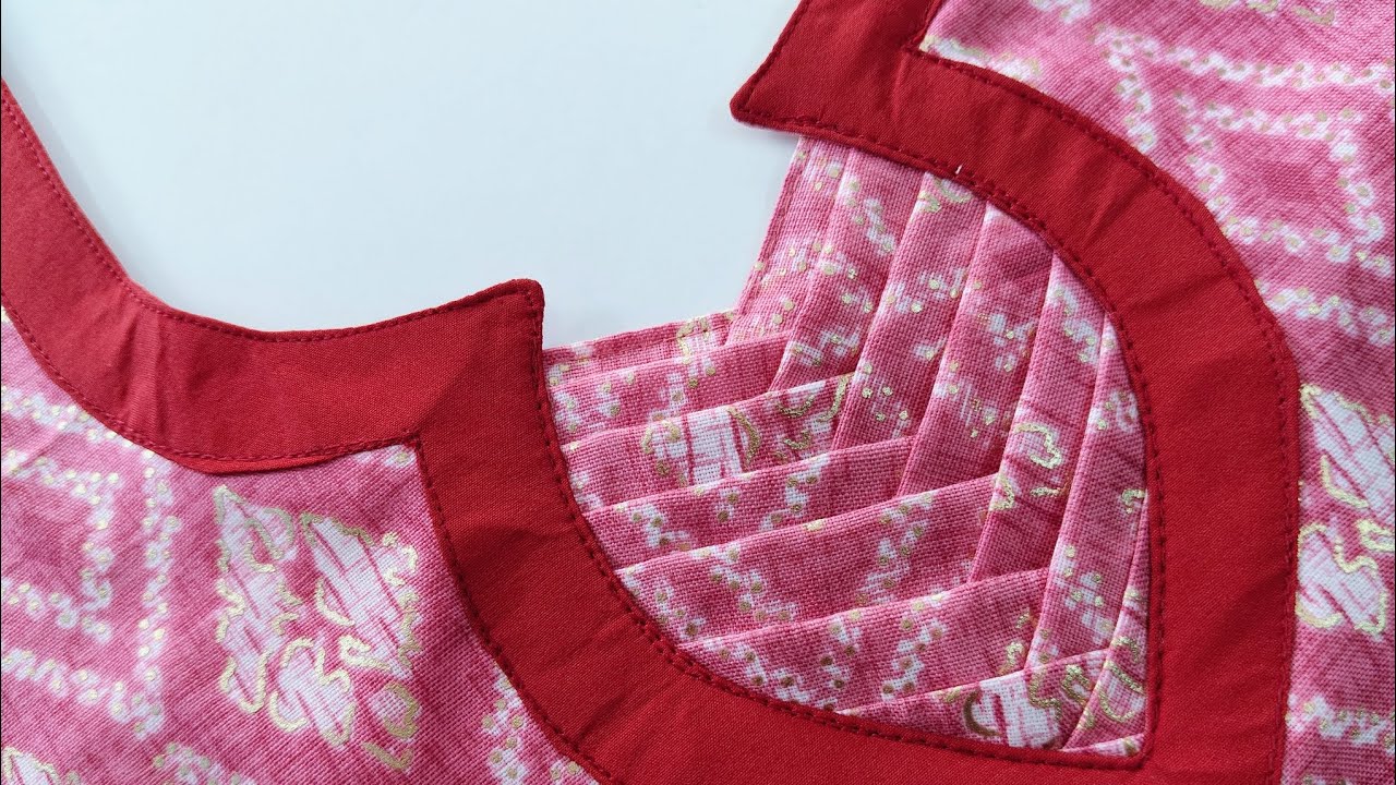 kurti neck design cutting and stitching | churidar neck designs for beginners #kurti