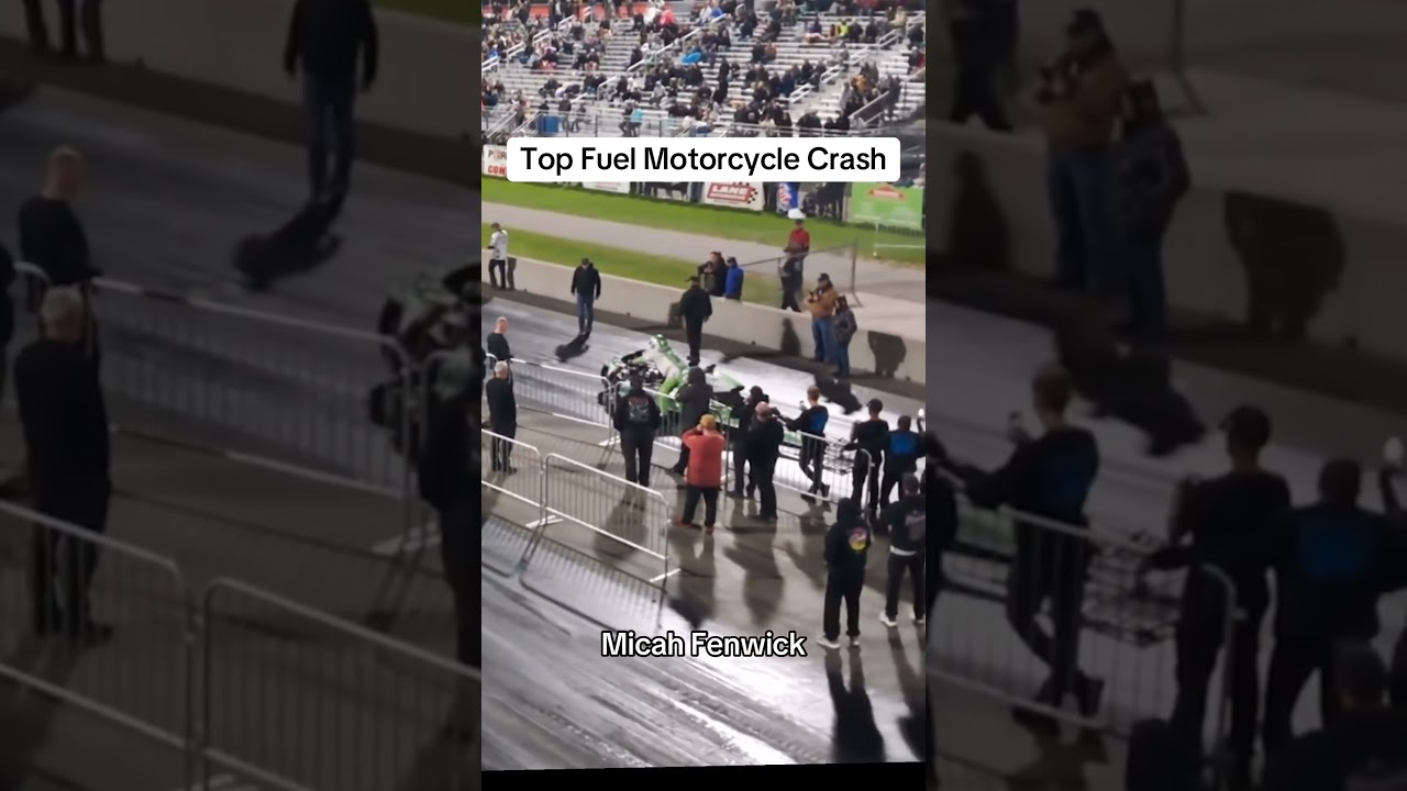 Top Fuel Motorcycle Crashes at US 131 😮