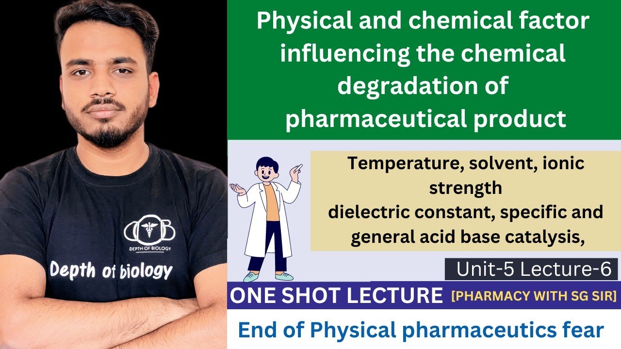 Physical and chemical factors influencingthe chemical degradation of pharmaceutical product #sgsir