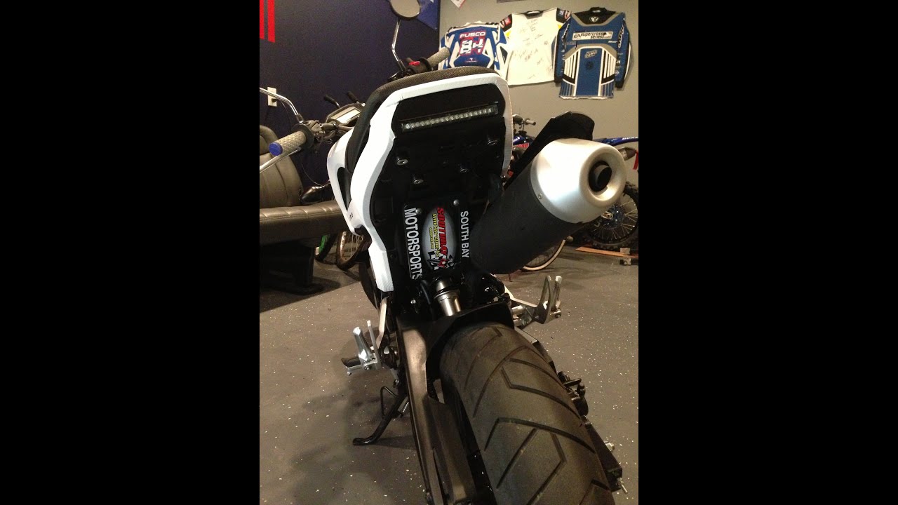 Honda Grom Fender Eliminator Install (How-to/Review) MNNTHBX
