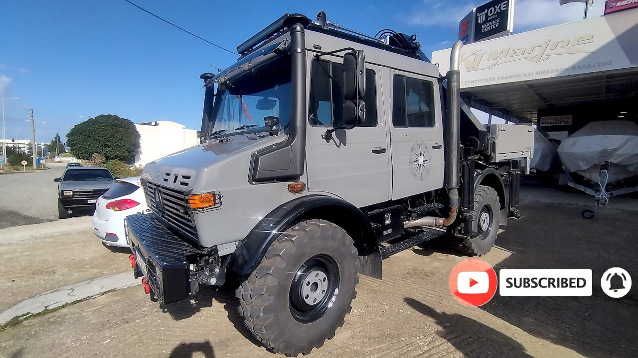 This  Mercedes UNIMOG is Insanely Rare - Straight pipe exhaust