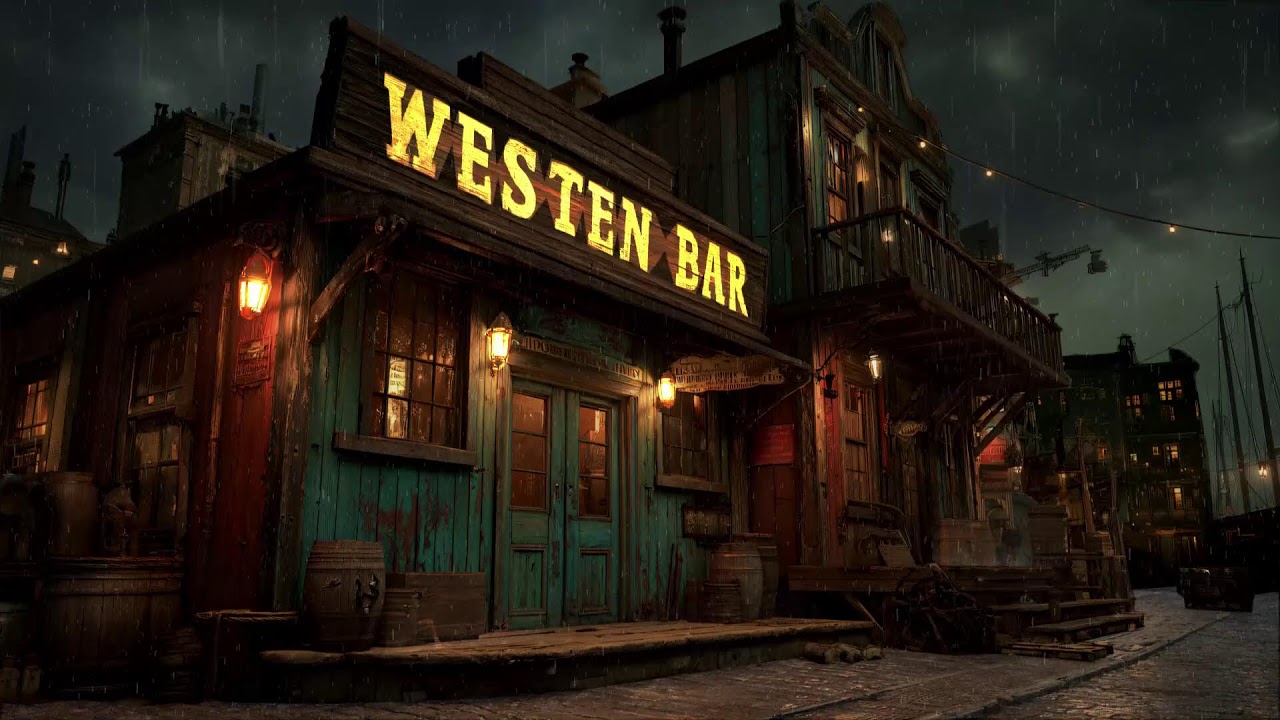 Lonely Western Bar • Rainy Night Lofi Vibes